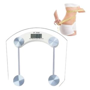 Balanza digital de peso corporal max 180 kg - controla tu peso Transparente – Producto Reacondicionado A