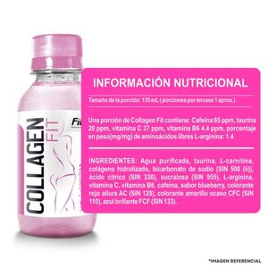 Pack 4 Collagen fit 60 botellas Blue Berry + Crema reductora NutraKey