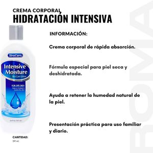 CREMA CORPORAL HIDRATACIÓN INTENSIVA 591ML XTRACARE