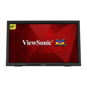 Monitor Táctil ViewSonic TD2223 de 22" Full HD, Conectividad HDMI/VGA/USB, Ideal para Interactivida