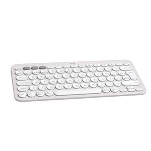 Teclado Inalámbrico Logitech Pebble K380S Bluetooth Blanco - Compacto y Elegante para tu Espacio