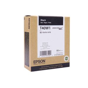 Cartucho de tinta Epson T40W120, UltraChrome XD2, contenido 80ml, color negro