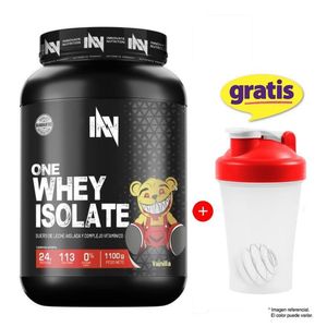 ONE WHEY ISOLATE CHOCOLATE 1.1 kilos proteína isolatada + SHAKER