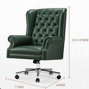 SILLA GERENCIA GIRATORIA OUTLET CYBER MOBILIAR CAVALIERO VERDE