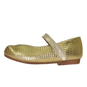 Zapato Caminante para Niña Bruno Kids de Cuero Dorado Caminante