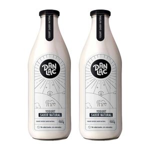 Pack Yogurt DANLAC Natural Botella 900g x 2un