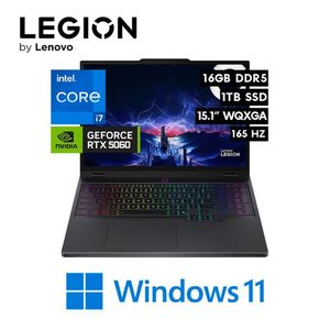 Laptop Lenovo Legion5 15IRX10 Intel Core i7 14700HX 16GB RAM 1TB SSD RTX 5060 8GB 15.1" WIN 11