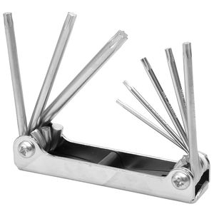 Juego De 8 Llaves Hexagonales Torx Surtek Tipo Navaja Surtallftn8