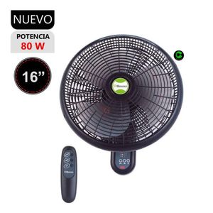 Ventilador De Pared Bossko BK-8210PD Con Control Remoto