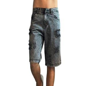 SHORT JEAN RASGADO PARA HOMBRE