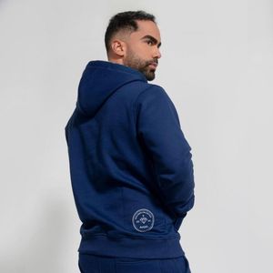 conjunto buzo afranelado para hombre azul acero Arcoi