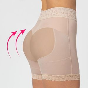 Faja levanta glúteo cola beige