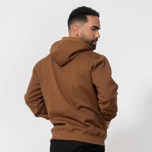Polera oversize afranelado UCLA marrón café Arcoi