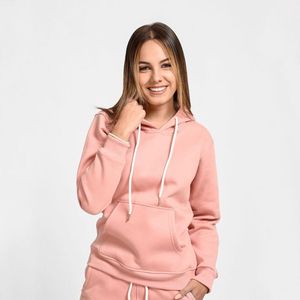 conjunto buzo afranelado polera y jogger para mujer rosé Arcoi