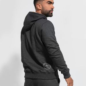 conjunto buzo de algodón polera y jogger para hombre gris Arcoi