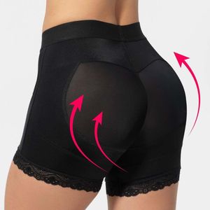 Short faja levanta glúteos cola negro