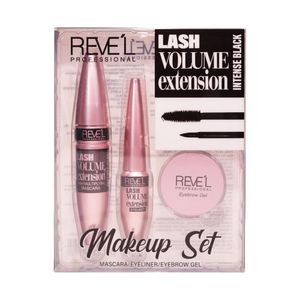 MAKEUP SET TONO 4  (GEL DE CEJAS, RIMEL Y DELINEADOR)