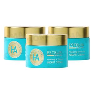 PACK 3 CREMA DE NOCHE ÁCIDO HIALURÓNICO 50G ESTELIN
