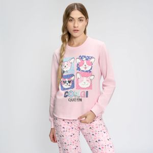 Polo Pijama Fleece Hypnotic Manga Larga