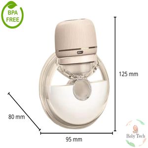 Extractor de Leche Manos Libres Diseño Circular Recolector