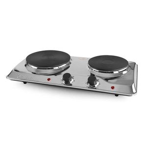 Cocina Eléctrica Finezza FZ-204D4CH 2 Hornillas 2250W Acerado