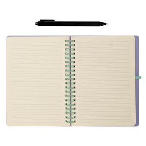 Libreta y Lapicero con 100 Hojas con Lineas y Lápiz 13 x 18 cm