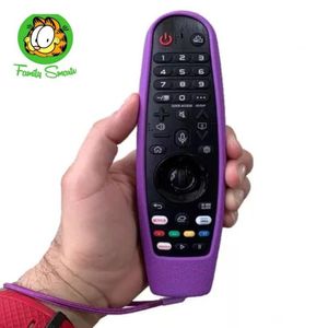 Funda de silicona para Control remoto LG Magic  Lila