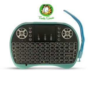 Funda para Mini teclado inalámbrico para tv laptop pc Turquesa