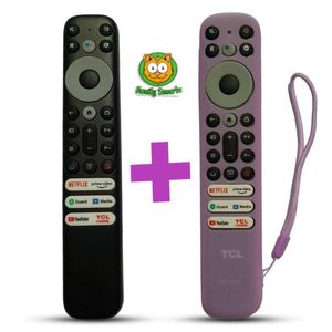 Control remoto de para TV inteligente TCL RC902V + Funda Violeta