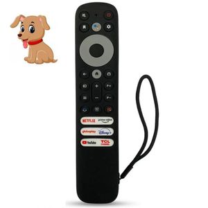 Funda de Silicona Cerrada para Control Remoto TCL RC902V - Negro