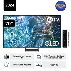 Televisor Samsung QLED Tizen OS Smart Tv 70" 4K 70Q65D - Nuevo 2024