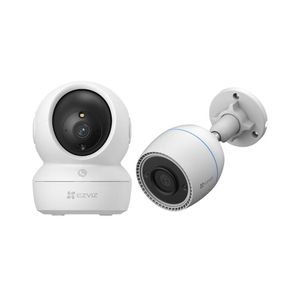 Kit de cámaras de seguridad inteligente H6C Full HD + H3C 2MP - Ezviz