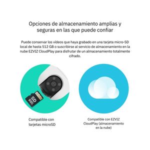 Kit de cámaras de seguridad inteligente H6C Full HD + H3C 2MP - Ezviz