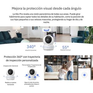 Kit de 3 cámaras seguridad full hd para interiores H6C-Pro-2MP - Ezviz