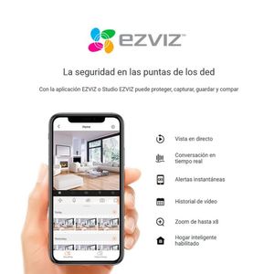 Kit 2 cámaras de seguridad H1C con resolución Full-HD + Micro SD 128 gb - Ezviz