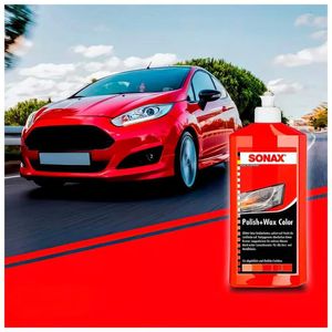 Cera Sonax Líquida 500ML Rojo