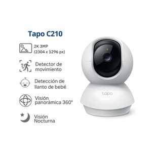 Kit de Cámara de Seguridad 2K Tapo C210 + Tapo C510W + Micro SD 64 gb - Tplink