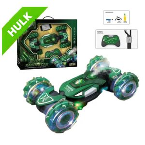 Carro RC Hulk 360 con Sonido Luces y Efecto Humo Control Remoto Niños
