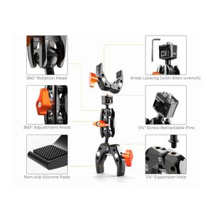Super Clamp Doble para Camaras K&F Concept KF31.096