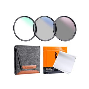 Kit de filtro UV/CPL/ND4 Serie K K&F Concept - 49mm