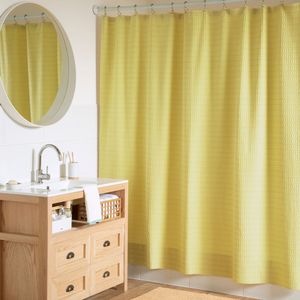 Cortina de Baño Waffle Color 180 x 190 cm