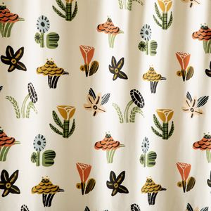 Cortina de Baño Algodón Twill Estampado 180 x 190 cm