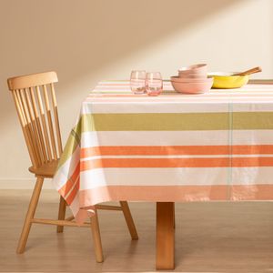 Mantel Algodón Tejido con Lineas