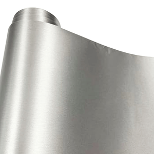 Vinil Adhesivo Acero Claro 0.45x3m Decopapel