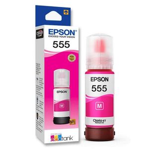 Botella de Tinta Epson 555 Magenta T555320 - 70ml Original