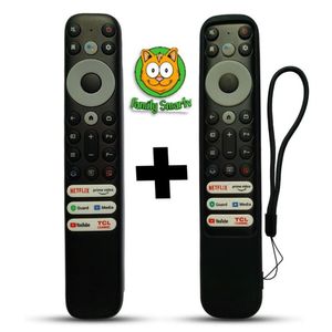 Control remoto de para TV inteligente TCL RC902V + Funda Negra