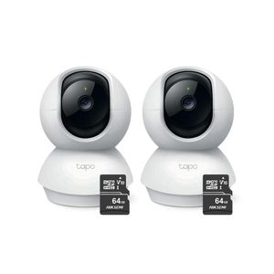 Kit de 2 Cámaras De Seguridad Full HD Tapo C200 + Micro SD64gb - Tp-link