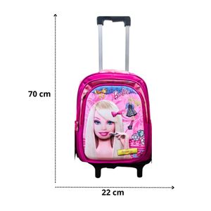 Mochila Barbie con Ruedas Lonchera y Cartuchera