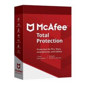 Mcafee Total Protection 10 PC - 1 año (Código digital)