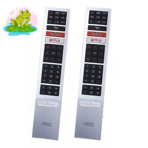 Control Remoto Tv Aoc Smart Plateado